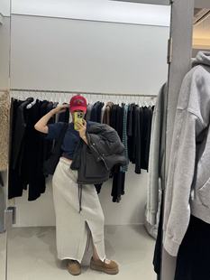 2025东大门冬季新款奶呼呼加绒加厚百搭休闲遮胯显瘦保暖半身卫裙