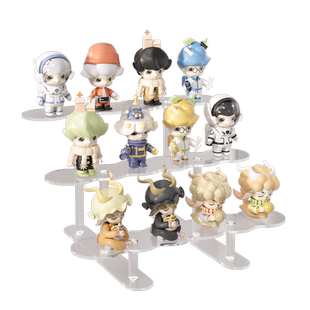 亚克力展示架阶梯式盲盒手办收纳柜透明泡泡玛特摆件盒立牌置物架