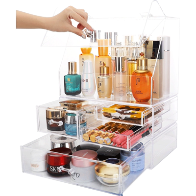 防尘抽屉式卧室面膜化妆品收纳盒