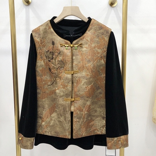 馨梦百合9109 国风马甲套装女2026春新款妈妈洋气新中式马夹背心