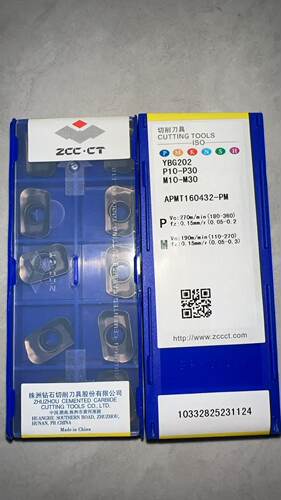 ZC正品ZCCT株洲数控铣削刀片APMT160432-PM YBG202（R3.2）特价