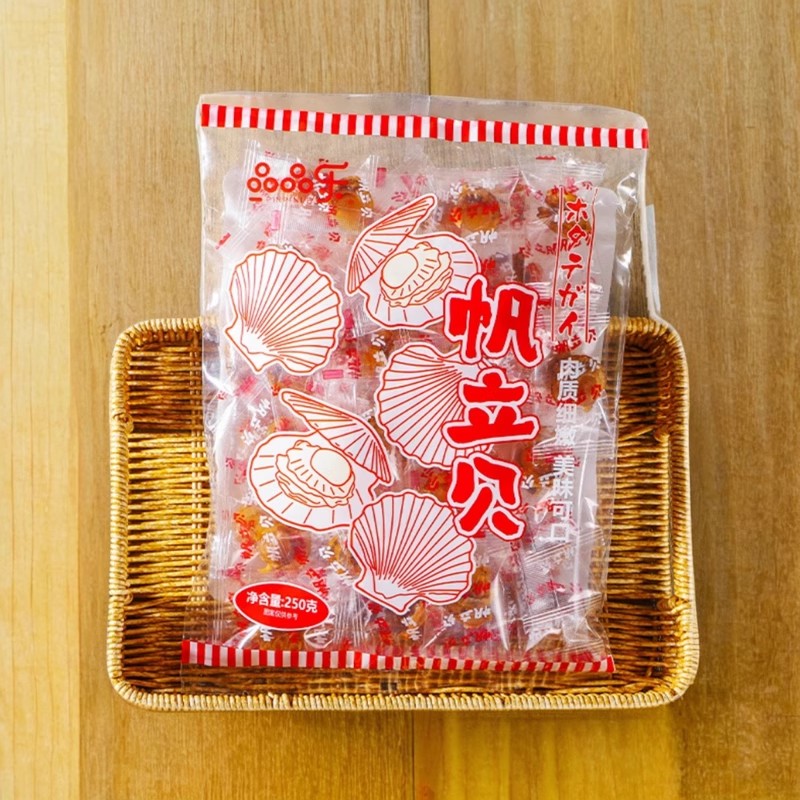 闽南特产品品独立包装250g网红休闲零食开袋即食微辣小吃风干干贝