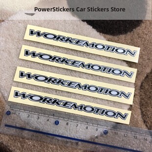 适用于WORK Emotion轮毂贴纸胎铃贴WORK XD9改装轮毂车贴纸车贴花