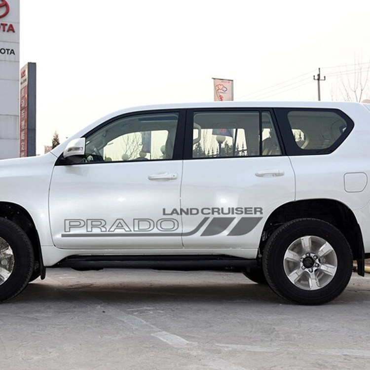 适用丰田普拉多车贴霸道PRADO改装车身贴纸拉花汽车腰线彩贴彩条