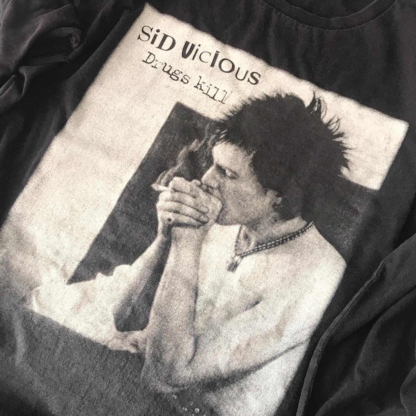 240g！店主推荐款！Sex Pistols贝斯手sid vicious重磅长袖T恤