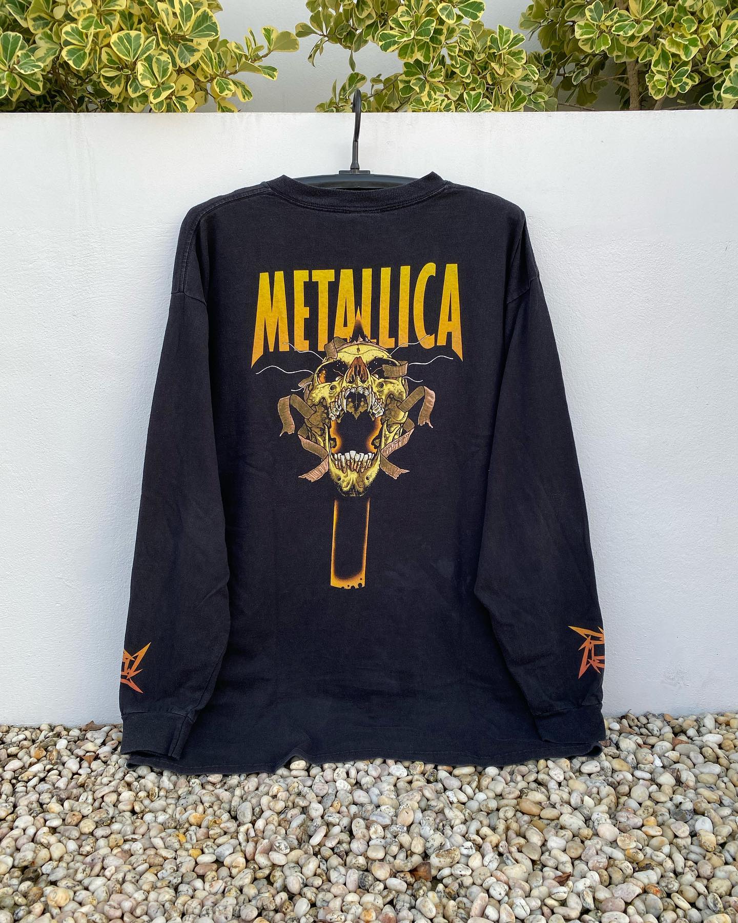 240g！罕见重磅破坏tee！Metallica 2000 Vintage长袖T恤