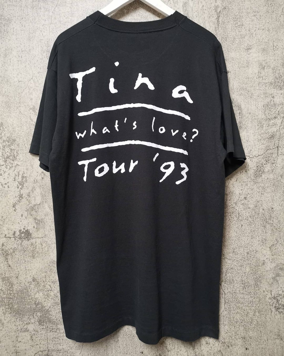 240g！Tina Turner1993巡回演出What's Love? Tour高街T恤短袖