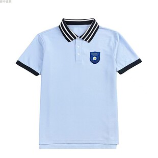 男女生外套蓝色POLO衫 短裤 T恤夏季 指定金华市湖海塘小学校服短袖