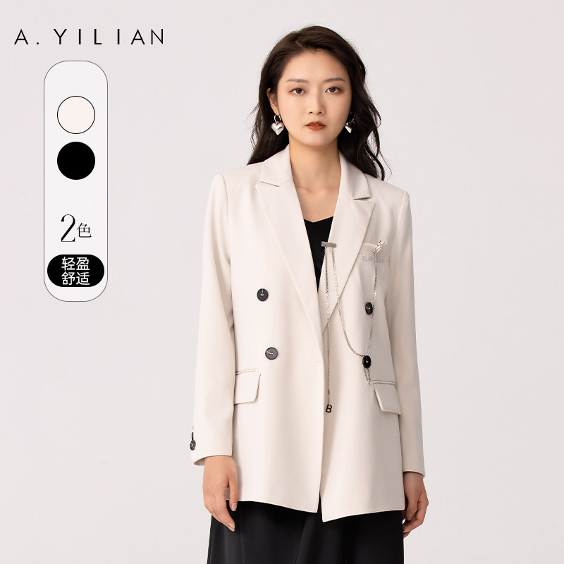 【商场同款】阿依莲2022年春季新品韩版英伦风西装休闲薄款外套
