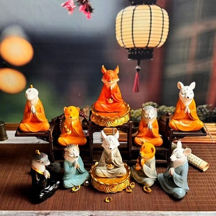 东北五大狐黄大仙真身桌面摆件常蟒白柳灰装饰品蛇工艺品堂口供奉