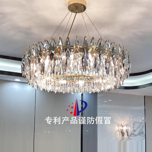 全光谱客厅水晶吊灯后现代轻奢