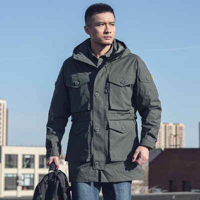 龙牙KSK战地风衣轻量保暖防风衣派克服夹克外套