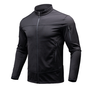 龙牙三代幻刃轻量抓绒外套男户外休闲开衫外衣立领修身型徒步登山