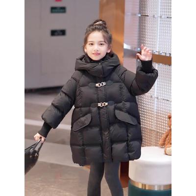 女童棉服秋冬装2025新款儿童棉袄加厚羽绒棉衣外套女大童冬季上衣