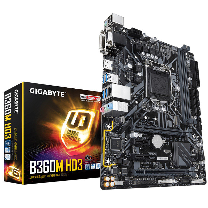 Gigabyte/技嘉 B360M HD3 吃鸡游戏主板 Intel B360/LGA 1151在类目 电脑硬件/显示器/电脑周边, 主板中 - 来自Buy2taobao.com提供专业的淘宝代购服务