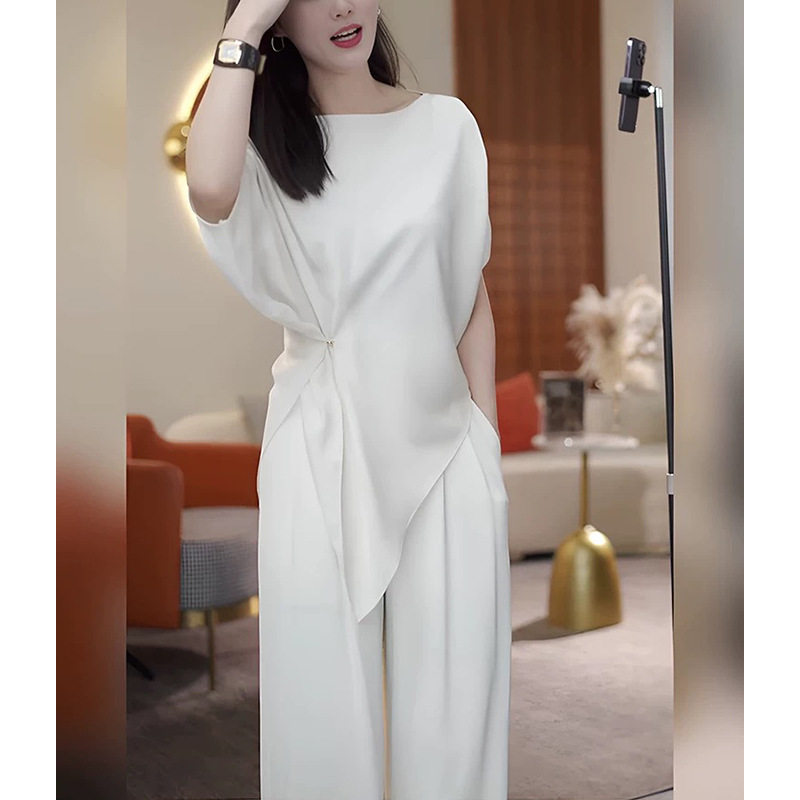 现货大码时尚气质优套装女胖mm大码套装