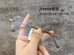 VeeGe纯钛多边形眼镜V格精品镜架近视镜架商务男女款时尚休V92155