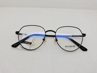 VANKOR钛合金多边形眼镜防蓝光精品镜架近视镜架商务款 休闲30026