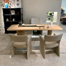 新中式实木茶桌椅组合现代简约茶室家用客厅定制一体式茶台泡茶桌