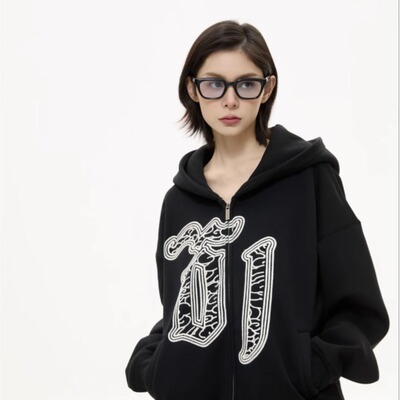 CHAWALANDRO新款春季加绒卫衣