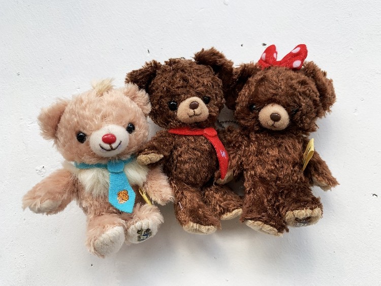 日单disney东京迪斯尼大学熊unibearsity蒂蒂毛绒公仔玩具挂件