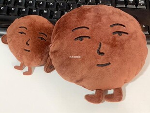 日单KC不二家浓郁巧克力曲奇之神麻弥雷毛绒玩偶挂件收纳零钱包