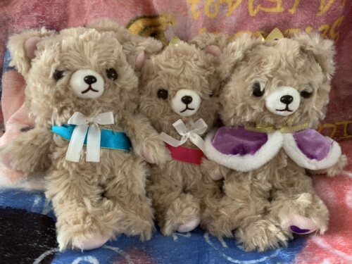 日单AMUSE毛绒玩偶King&Prince熊王冠熊披风皇冠crownbear永濑廉