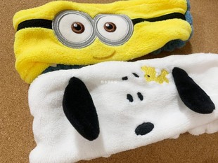 日单usj神偷奶爸小黄人snoopy环球影城发箍发带发饰Bob卑鄙 我