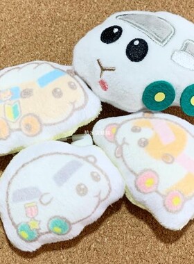 日单眼镜厂PUIPUI 天竺鼠车车 毛绒玩偶玩具公仔胸针扣针