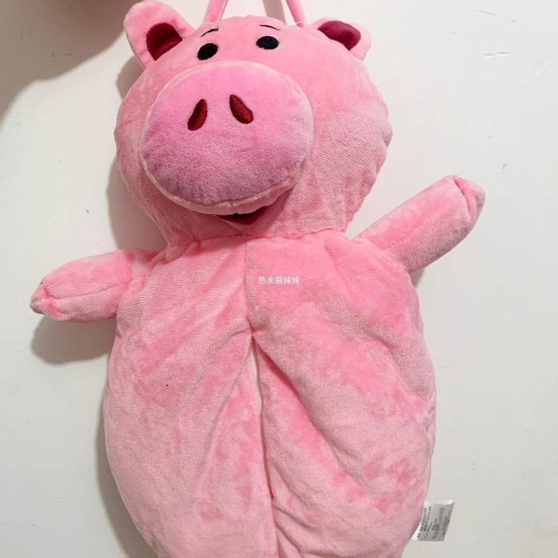 日单disney迪士尼迪斯尼火腿猪毛绒玩具玩偶车载家用纸巾抽可挂