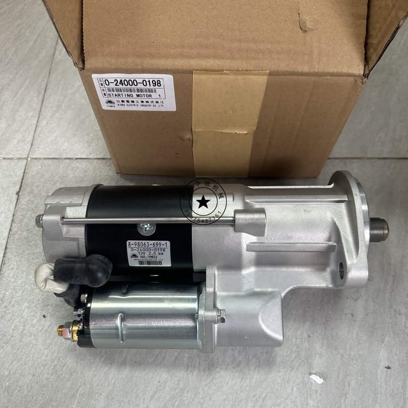 五十铃4hk1 12v启动马达8-98063699-1 0-24000-0198 日本nikko