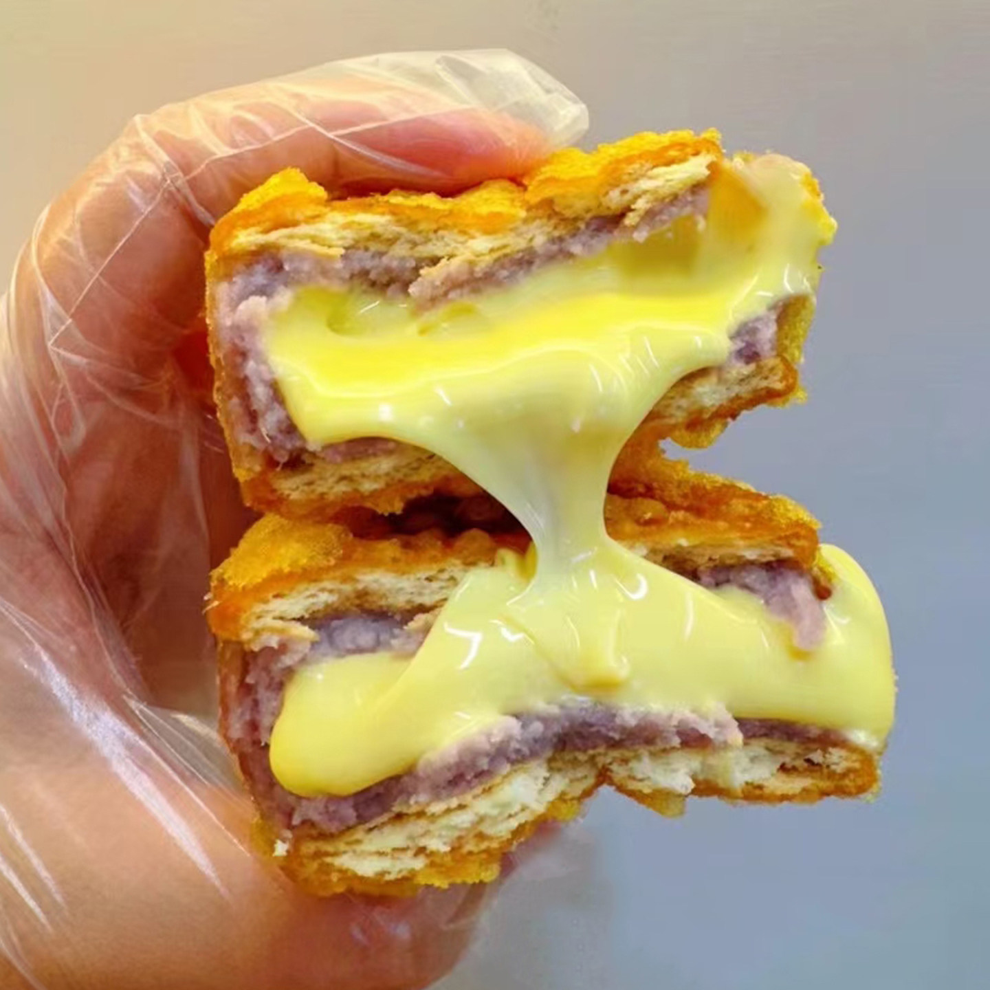 网红同款古早味芝士炸芋泥饼早餐下午茶点心零食糕点点心特色美食