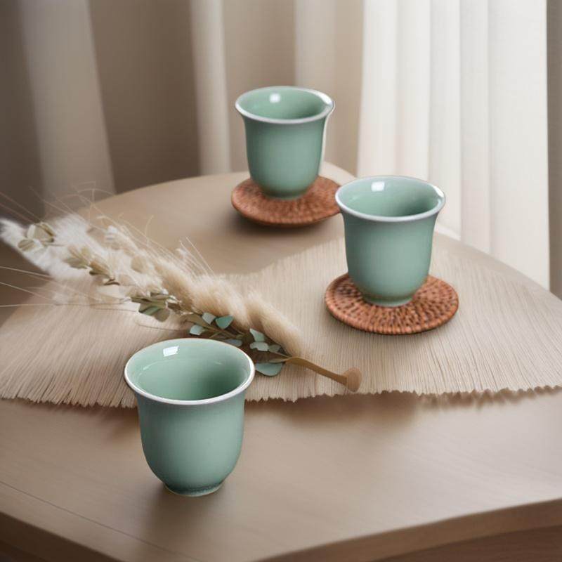 小小利闻香杯青瓷圣水杯禅意贡酒杯子供杯泡茶复古水杯纯色陶瓷杯,餐饮具,闻香杯,淘宝优惠券,粉丝福利购,淘宝优惠卷