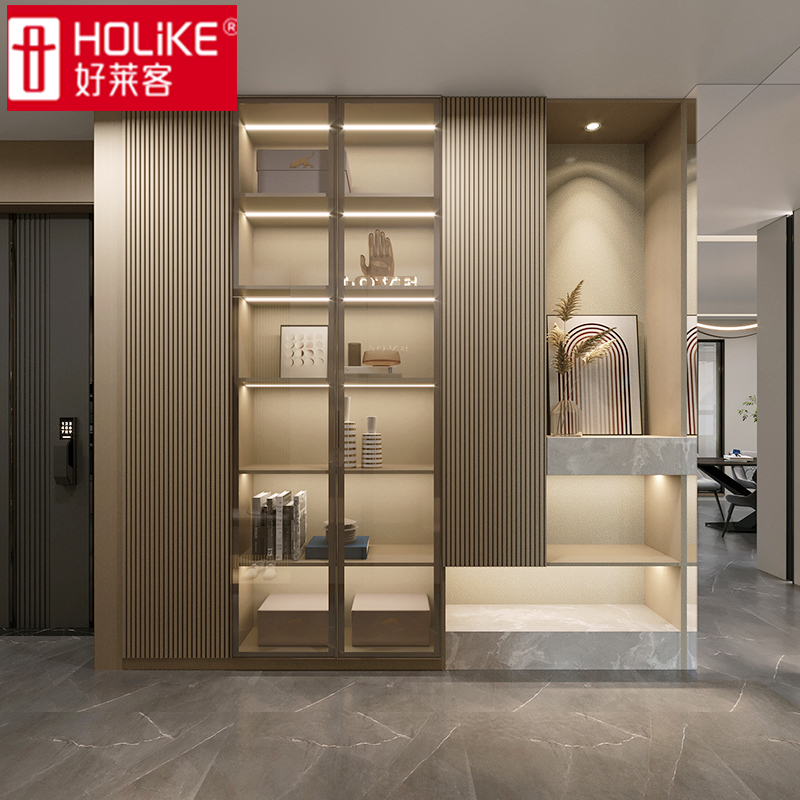 新款门口鞋柜可坐式一体玄关柜