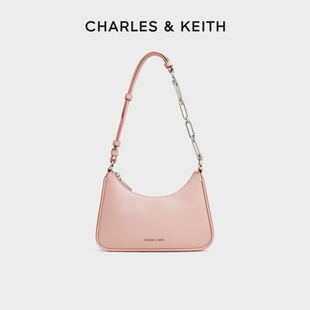 CK2 CHARLES&KEITH25夏新品 20271604可露麗風(fēng)簡(jiǎn)約通勤輕便腋下包