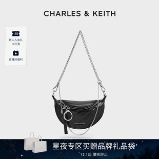 00151593多背法链条单肩腰包女 CHARLES&KEITH25冬CK2 新年礼物