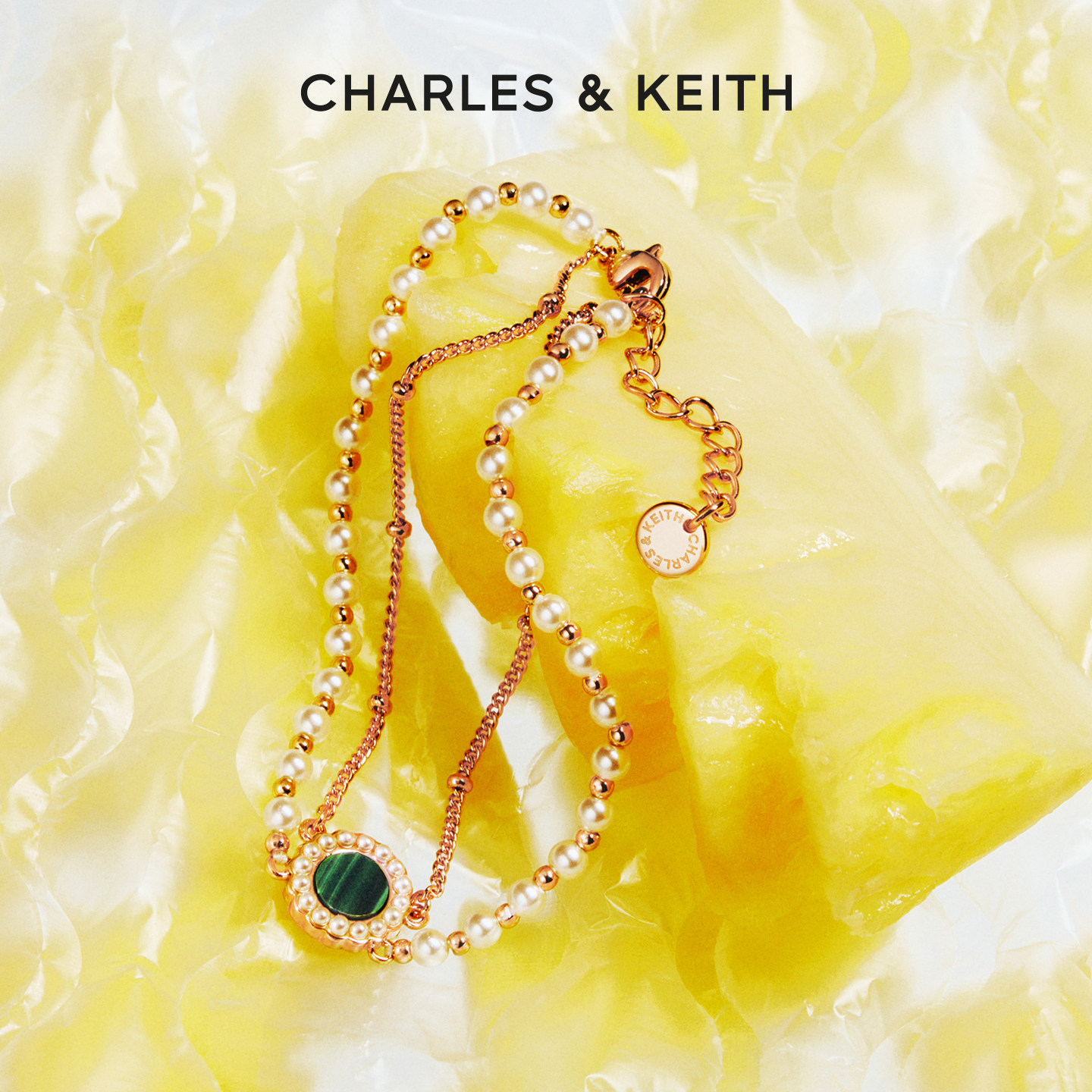 CHARLES&KEITH半宝石手链项链图片