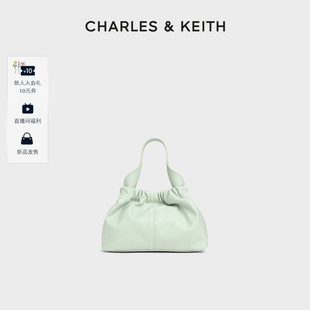 CHARLES&KEITH秋冬女包CK2 10151320柔软链条斜挎单肩包云朵包女