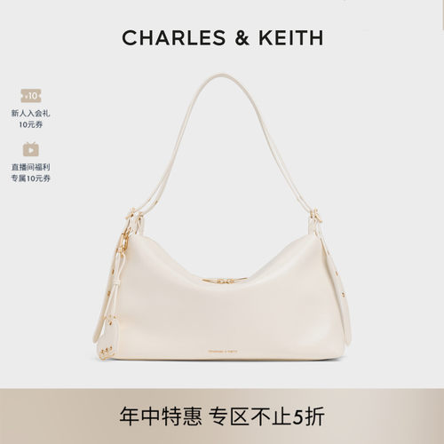 CHARLES&KEITH大容量休闲腋下包