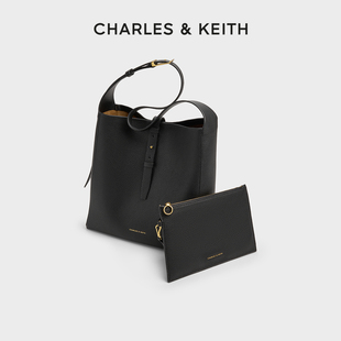 40782652大容量单肩斜挎子母托特包 CK2 CHARLES&KEITH25秋季 新品