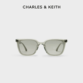 CHARLES&KEITH25秋季 墨镜太阳眼镜 51280604简约方框时尚 新品 CK3