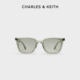 CHARLES&KEITH25秋季 墨镜太阳眼镜 51280604简约方框时尚 新品 CK3