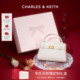 CHARLES&KEITH凯莉包CK2 新年礼物 50270880金属扣带饰单肩包女