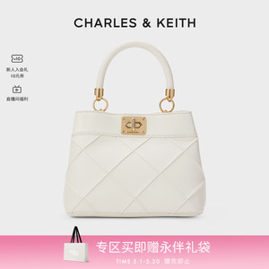 【520礼物】CHARLES&KEITH24夏新品CK2-50671659手提凯莉包女包