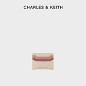 CHARLES&KEITH女士卡包CK6 50680739 2拼色小巧卡包迷你卡夹秋冬