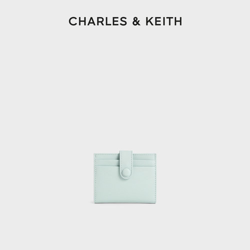 简约搭扣多卡位迷你卡包女