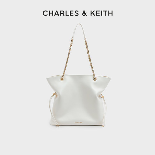 CHARLESKEITH简约抽绳链条托特包