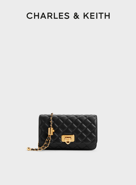 [新年礼物]CHARLES&KEITH秋冬CK2-70160131经典菱格链条小方包女