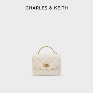 50701608菱格链条手提小方包 CHARLES&KEITH25秋冬CK2 新年礼物