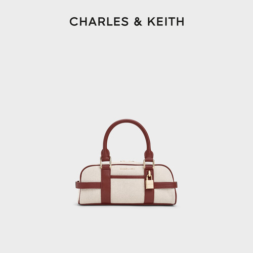 CHARLES&KEITH休闲帆布波士顿包